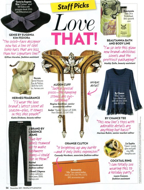 people style watch dec 11 jan 12 alba clutch mention
