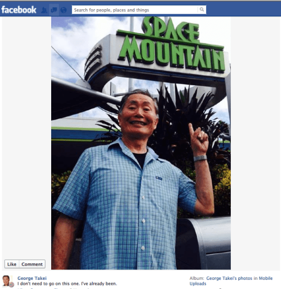 George Takei FB 3